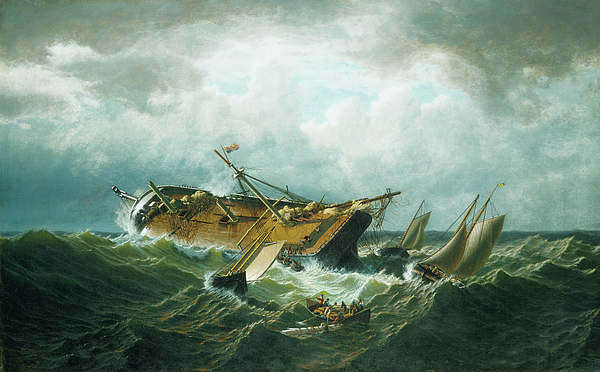 Shipwreck off Nantucket Wreck off Nantucket after a Storm 1860 iPhone 13  Case