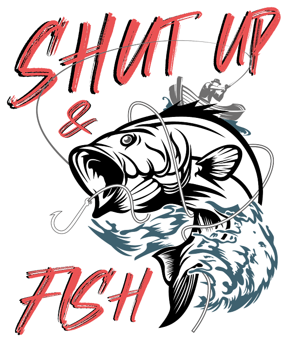 Shut up and fish T Shirt cool gift idea Kids T-Shirt by Toms Tee