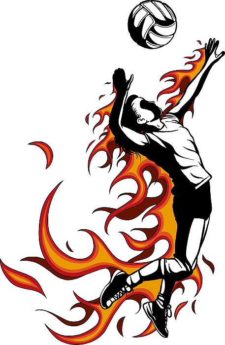 positionen volleyball clipart