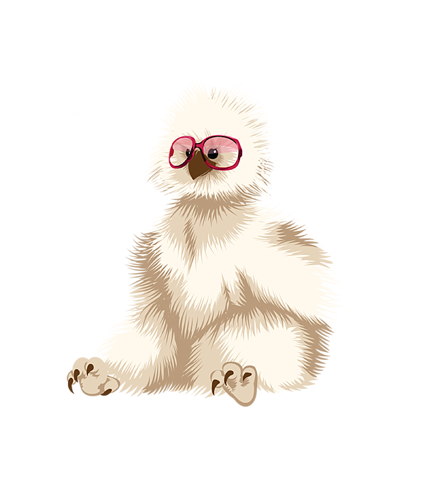 Silkie Chicken Mommy - Silkie Chicken - Silkie Chicken - Sticker