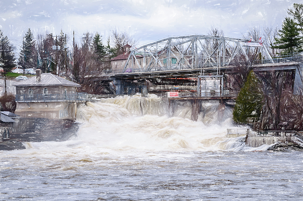Andrew Wilson - Silver Bridge in Spring Flood