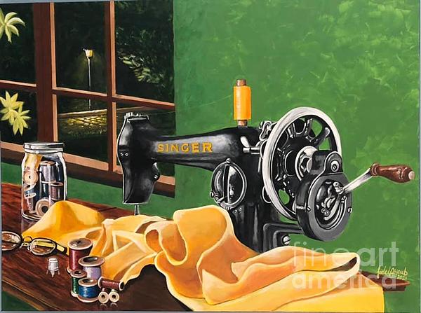 Singer Sowing Machine Jigsaw Puzzle by Fadel Ayoub - Fine Art America
