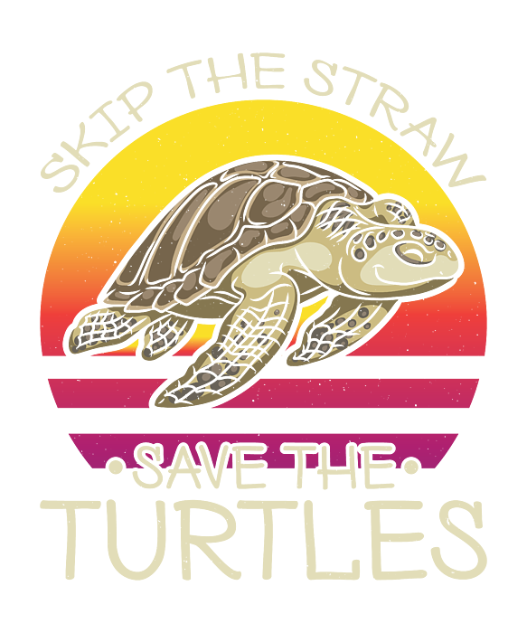 Save the Turtles, Skip the Straws | Kids T-Shirt