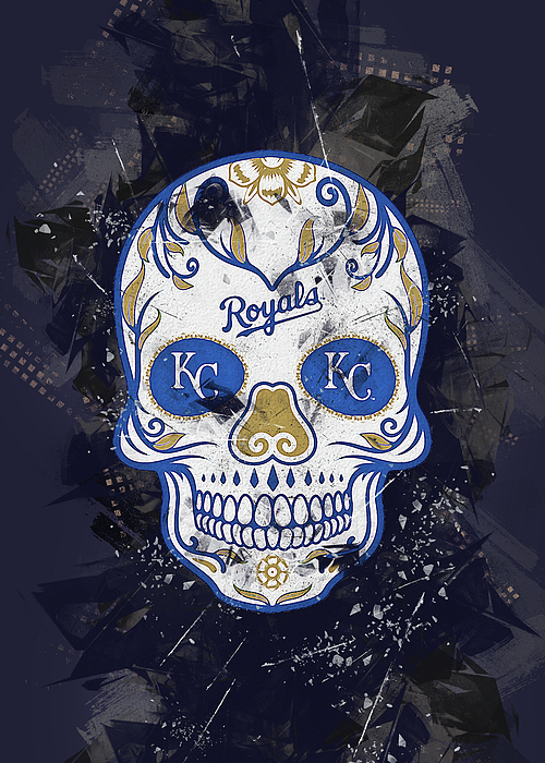 Lighting Baseball Kansas City Royals Bath Towel by Leith Huber - Pixels