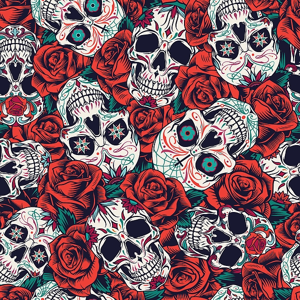 https://images.fineartamerica.com/images/artworkimages/medium/3/skulls-halloween-floral-seamless-pattern-penuel-sibiya.jpg