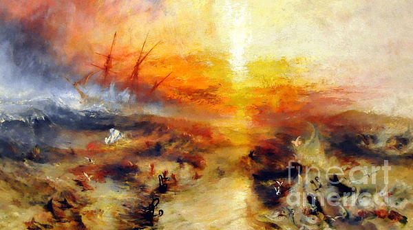 William Turner - Slavers Throwing overboard the Dead and Dying Typhon coming on