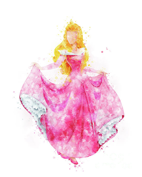 Disney Princess Aurora Sleeping Beauty Soft Pink Tote Bag