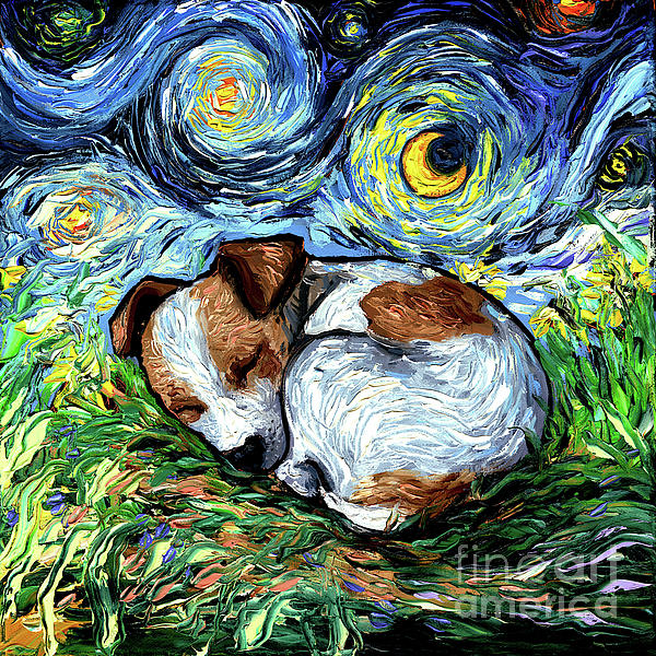 https://images.fineartamerica.com/images/artworkimages/medium/3/sleepy-jack-russell-pup-night-aja-trier.jpg