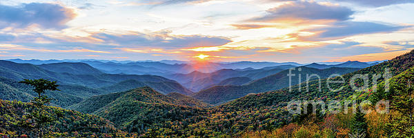 Bee Creek Photography - Tod and Cynthia - Smoky Mountain Sunset Pano