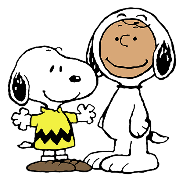 Snoopy And Charlie Brown Women's T-shirt By Jala Udin - Pixels