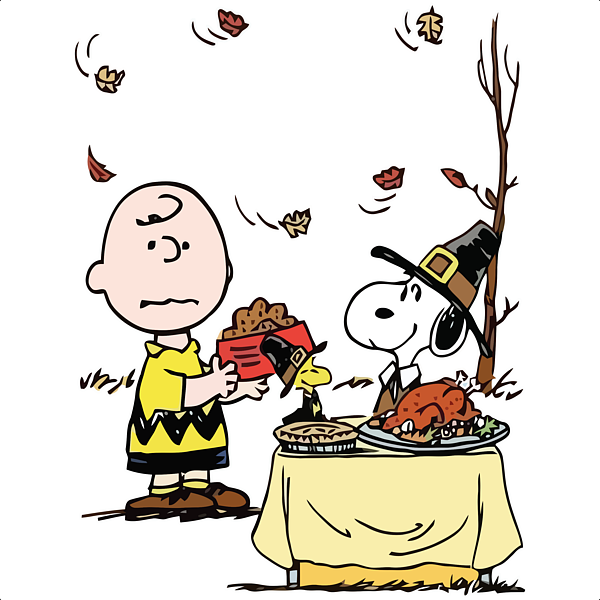 charlie brown thanksgiving background