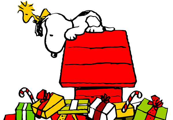 snoopy christmas clipart