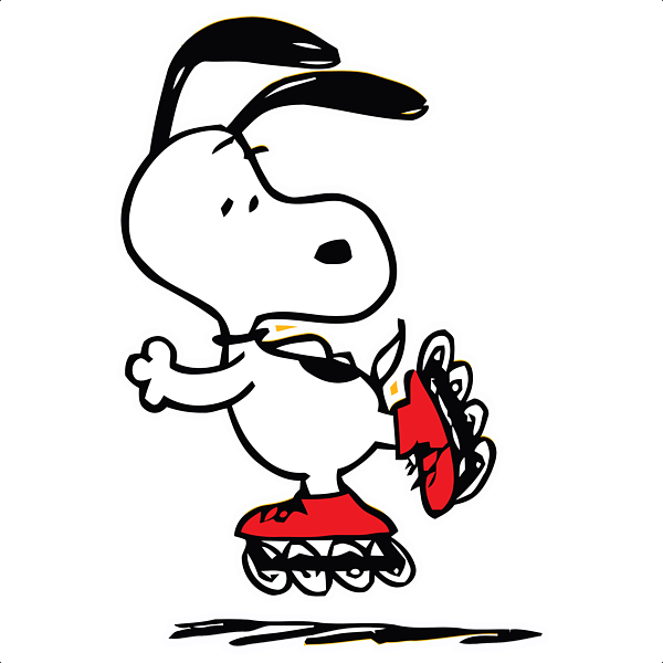 Snoopy Skating, Snoopy Sticker