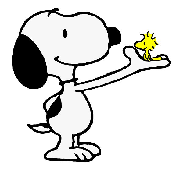 Snoopy Woodstock Greeting Card by Babara M Prevost