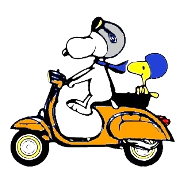 bjerg skab Integration Snoopy Woodstock Motorcycle Jigsaw Puzzle by Violet E Brooks - Pixels