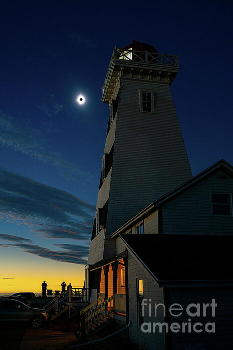 Scott Thorp - Solar Eclipse at West Point Lighthouse