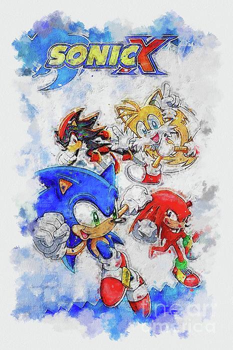 Sonic X Sonic The Hedgehog Shadow The Hedgehog Miles Tails Prower ...