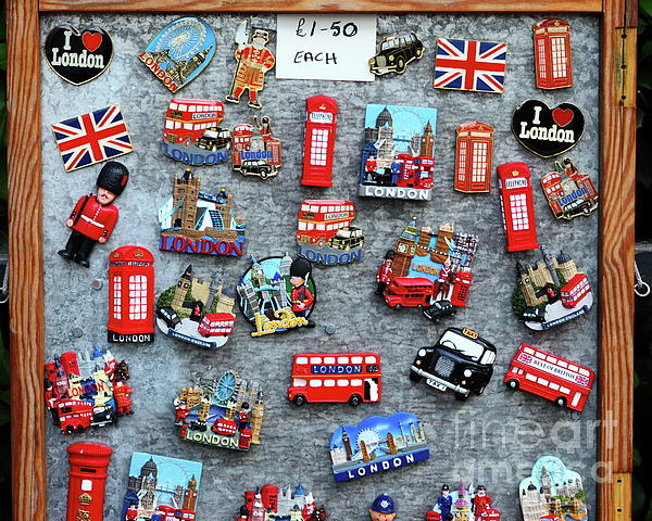 Souvenirs of London Sticker by James Brunker - Pixels