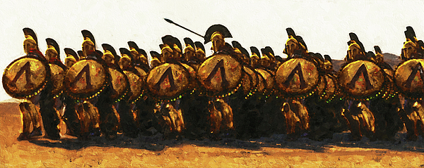 This is Sparta Painting by AM FineArtPrints - Fine Art America