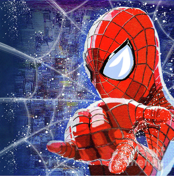 Spiderman Shower Curtain by Pop Art World - Pixels