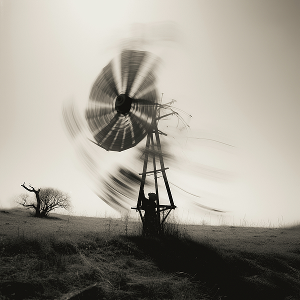 Yo Pedro - Spinning Wooden Windmill Sculpture