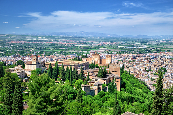 Guido Montanes Castillo - Spring. Alhambra and Albaicin. Granada city. Granada. Spain