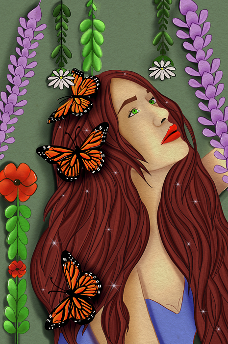 Alexandra Matragrano - Spring Butterflies 