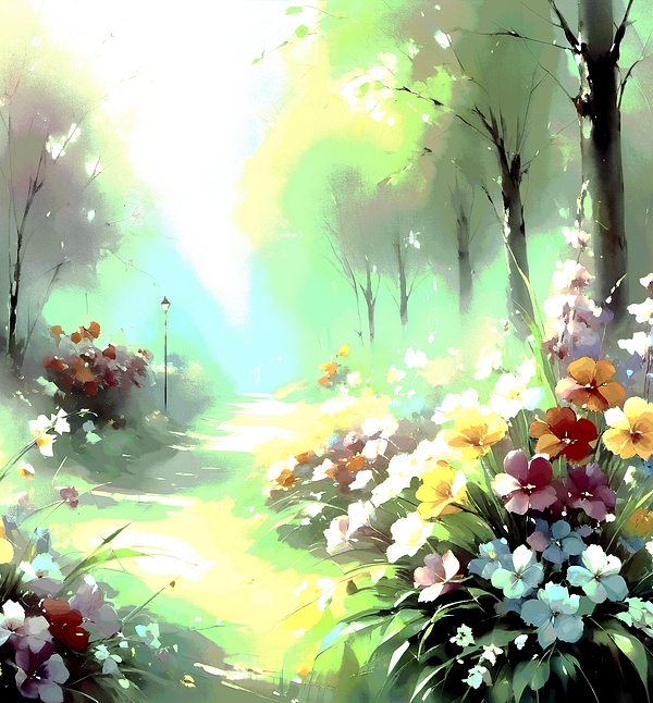 Ruth Digital  vision - Spring flowers in forest