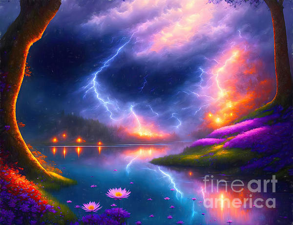 Carol Lowbeer - Purple spring thunderstorm