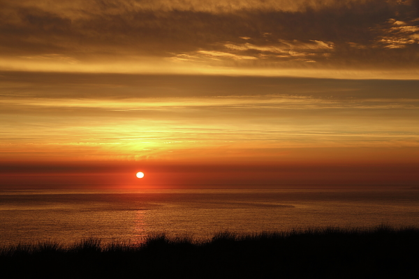 Eric BRENAC - spring sunset from the dune du Pilat