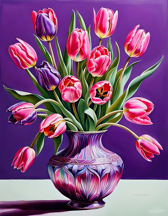 Lois Churchward - Springtime Tulips