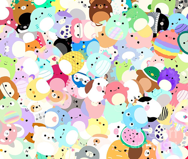 Squishmallows Chaotic Frenzy Cute Squishmallow Artwork Greeting Card by ...