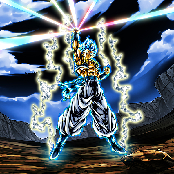 Gogeta blue | Metal Print