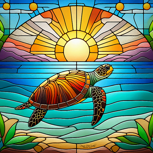 Pennie McCracken - Stained Glass Turtle