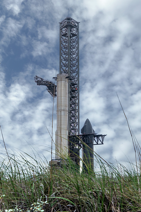 Debra Martz - Starbase Orbital Launch Integration Tower in Texas