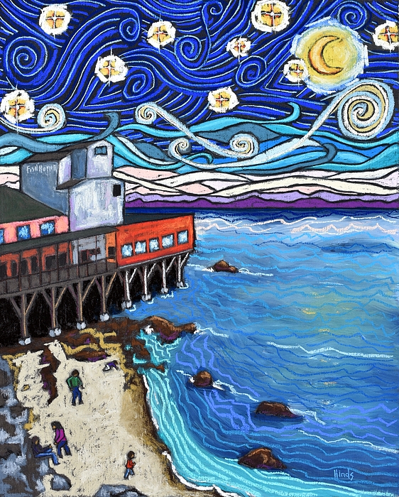 David Hinds - Starry Night Over Monterey Bay