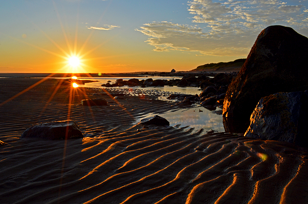 Dianne Cowen Cape Cod Photography - Starry Sunrise - Cold Storage Beach
