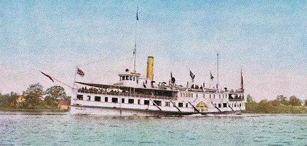 Joe Vella - Steamer, Thousand Islands 1902.
