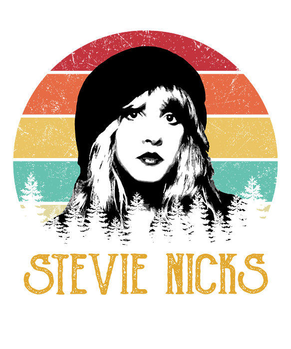  T-Shirt Stevie Rock Nicks Men's Music Band Pattern