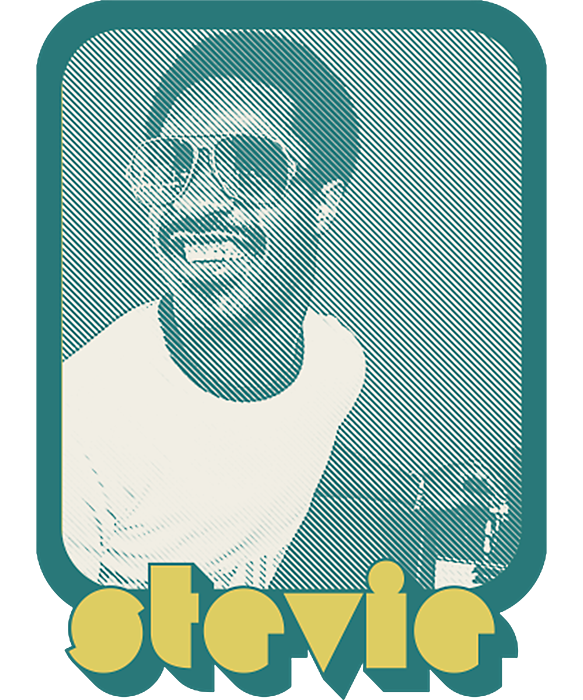 Stevie Wonder Retro Aesthetic Fan Design T-Shirt by Stevie Wonder Retro ...