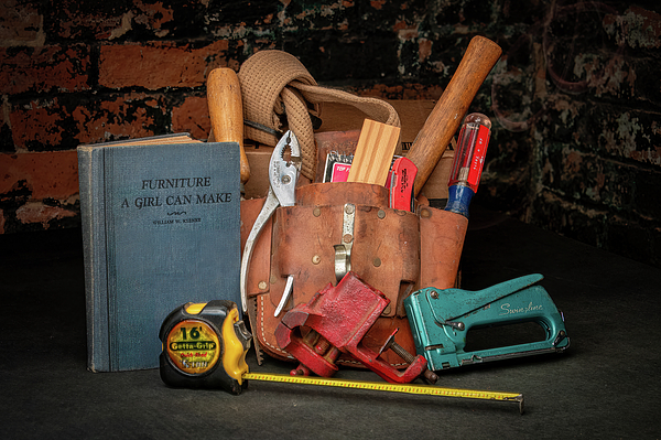 John Kirkland - Still Life - Tool Belt And Hand Tools