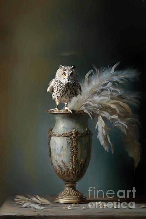 Eva Lechner - Still Life With Spotted Owl