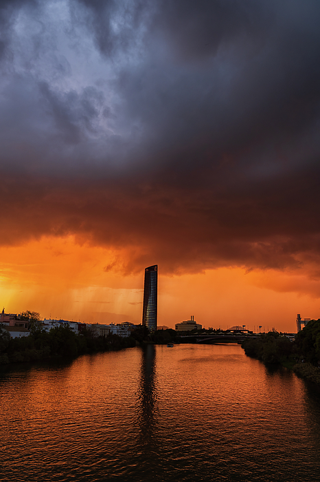 Artur Bogacki - Storm Clouds Above Guadalquivir River In Seville