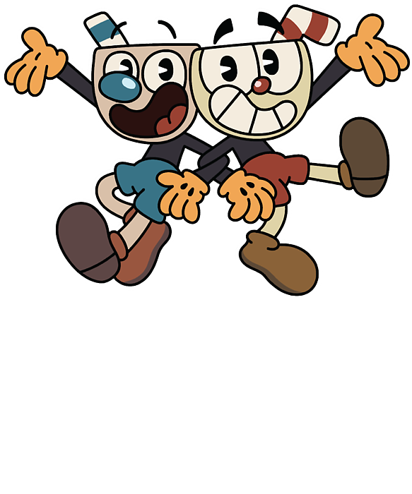 Men's The Cuphead Show! Mugman Sketches Graphic Tee Athletic