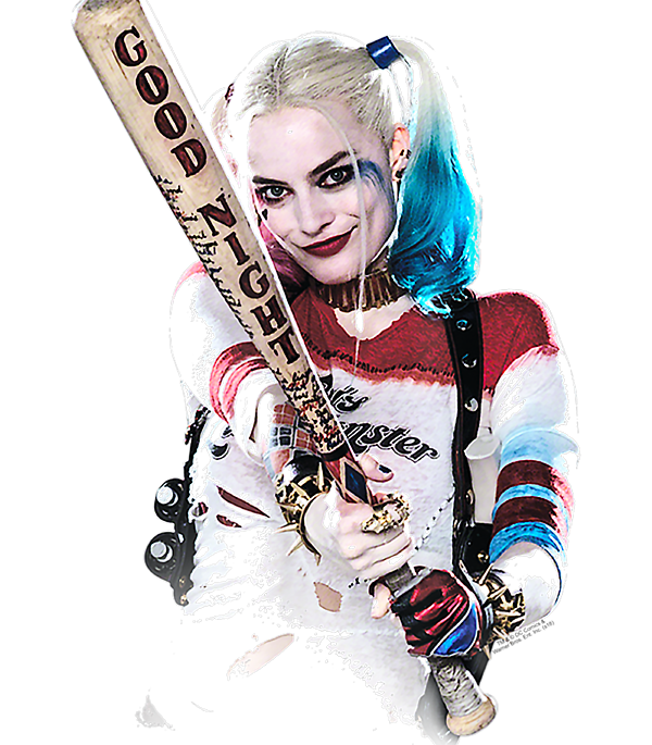 Suicide Squad Harley Quinn Bat at You christmas pr Sticker by Kody Becca -  Fine Art America