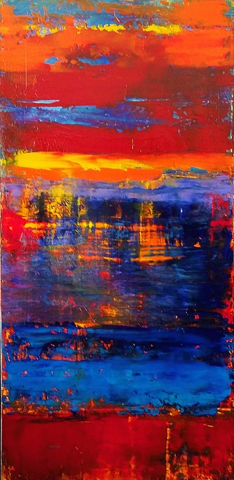 Tanya Lozano Abstract Expressionism - Summer Sunsets