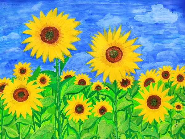 https://images.fineartamerica.com/images/artworkimages/medium/3/sunflowers-acrylic-painting-sindhu-kumar.jpg