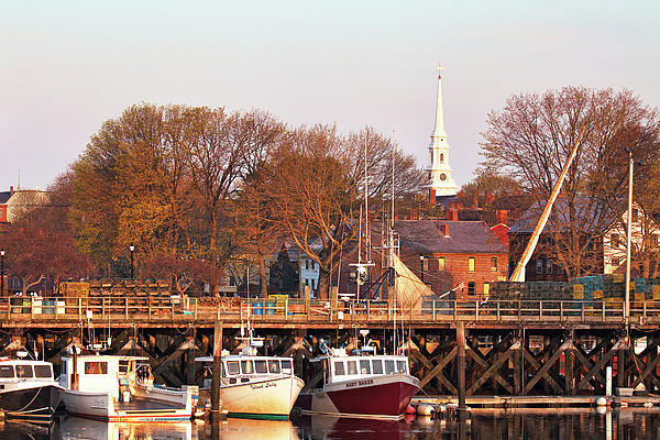 Sunlit Fishing Fleet Onesie by Eric Gendron - Pixels