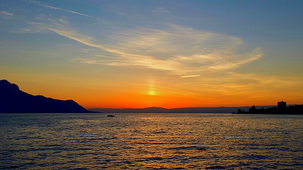 Joe Vella - Sunset, Lake Geneva, Montreux, Vaud, Switzerland.