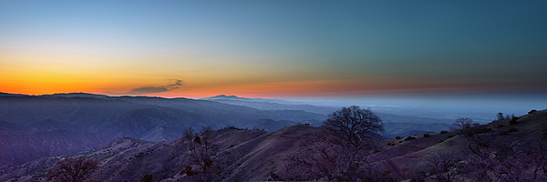 Mike Gifford - Sunset Mt Diablo Viewed from Mt Oso